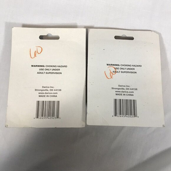 Electric Candle Lamps Silicone Replacement 4 Bulbs Blue Green Darice Christmas - Picture 6 of 8